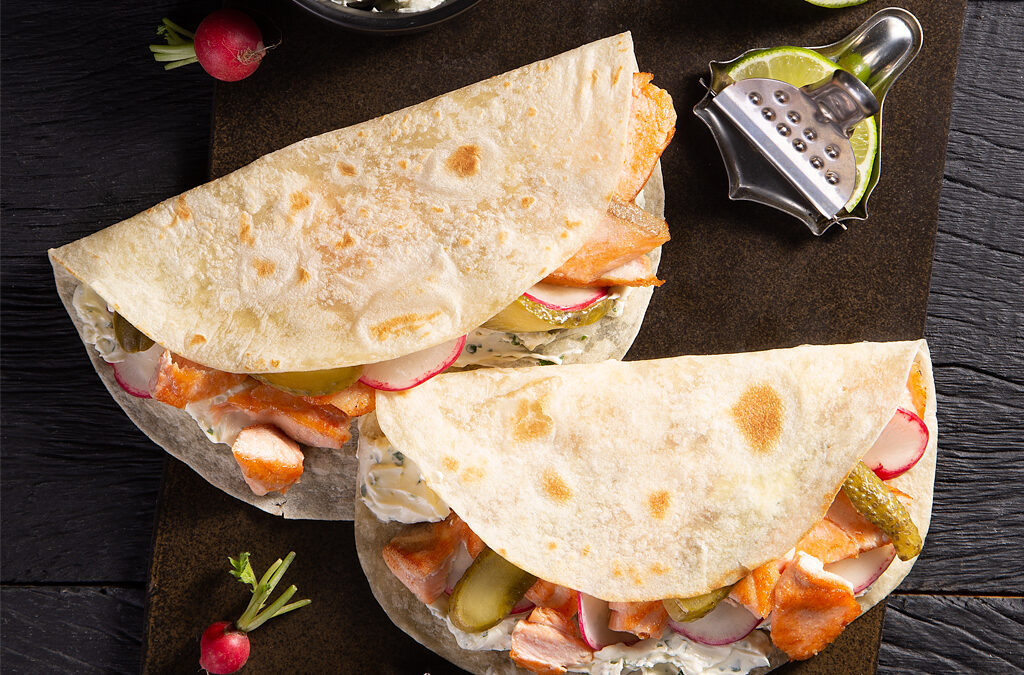 Tortillas de Salmão
