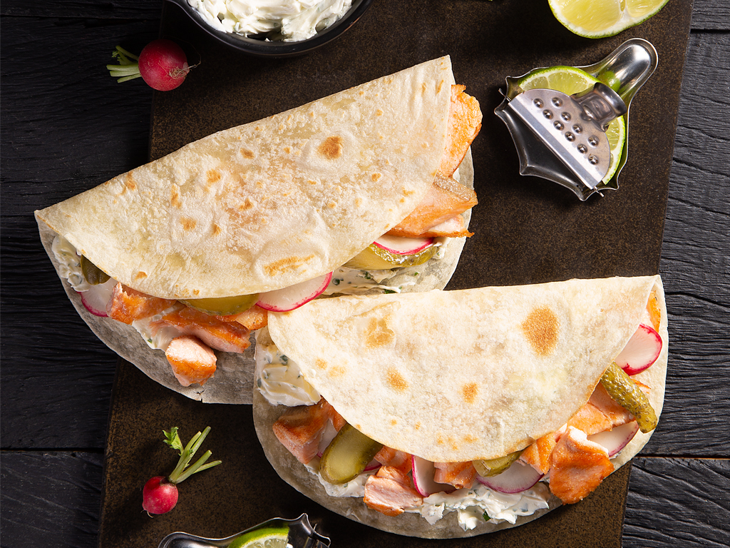 Tortillas de Salmão